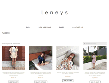 Tablet Screenshot of leneys.com